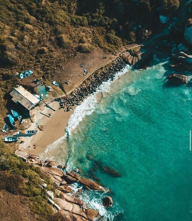 Casa De Temporada No Sul Da Ilha Com Piscina Βίλα Florianópolis Εξωτερικό φωτογραφία