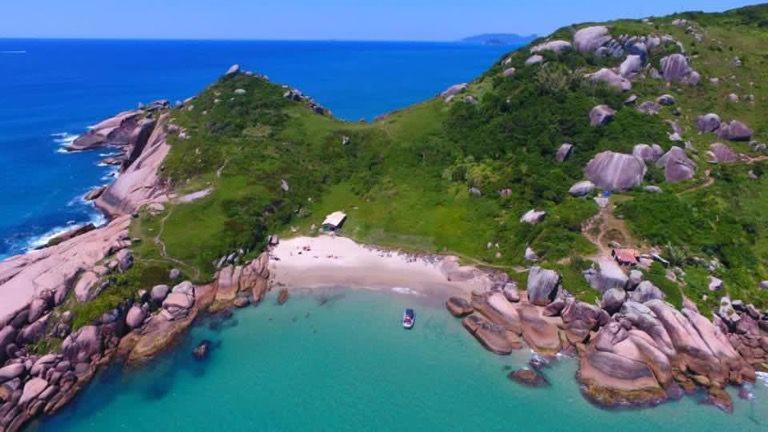 Casa De Temporada No Sul Da Ilha Com Piscina Βίλα Florianópolis Εξωτερικό φωτογραφία