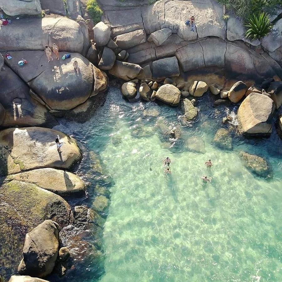 Casa De Temporada No Sul Da Ilha Com Piscina Βίλα Florianópolis Εξωτερικό φωτογραφία