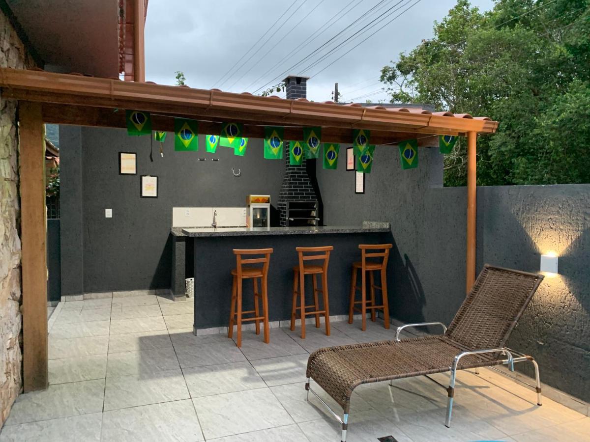Casa De Temporada No Sul Da Ilha Com Piscina Βίλα Florianópolis Εξωτερικό φωτογραφία